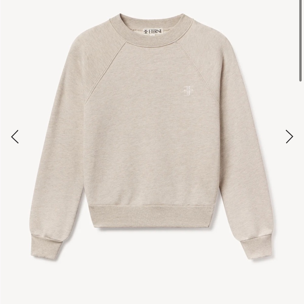 Eterne Shrunken Raglan Sweatshirt